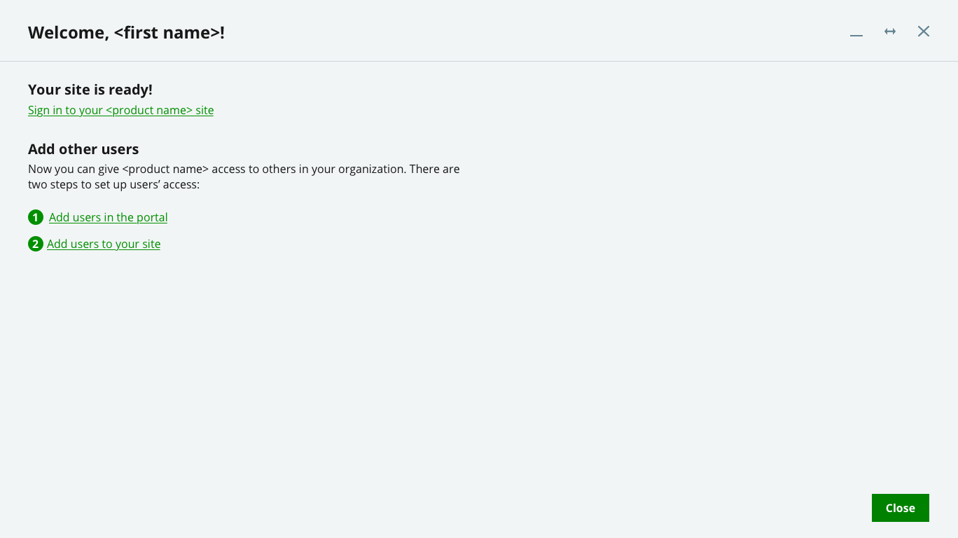 Add users wizard add other users page